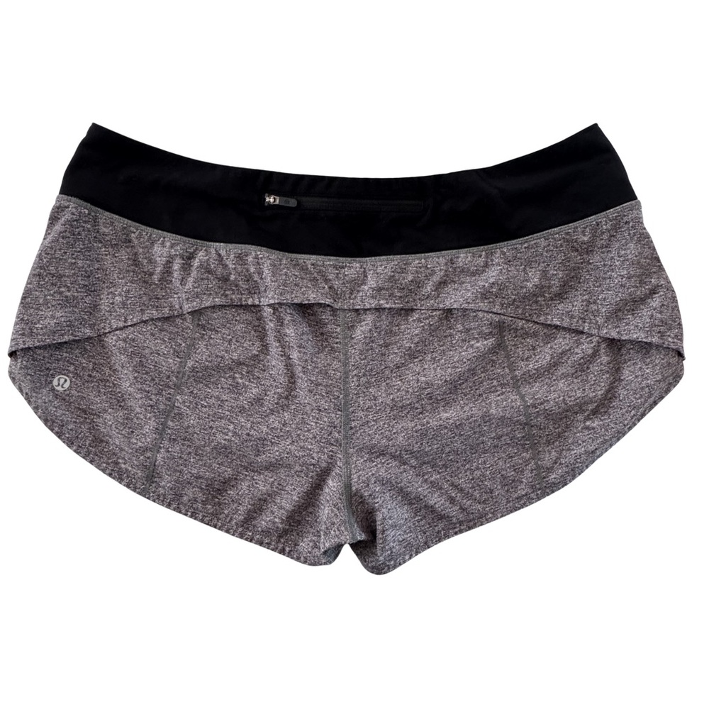 Lululemon Speed Up Short 2.5 Heather Lux Multi No Liner Run Shorts Size 12 - Picture 2 of 6